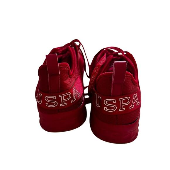U.S. Polo Association Womens red casual sneaker shoes size 9 - Picture 6 of 6